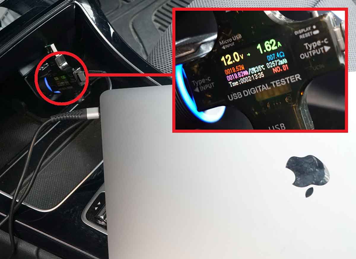 ダイソーのカーチャージャー充電結果3